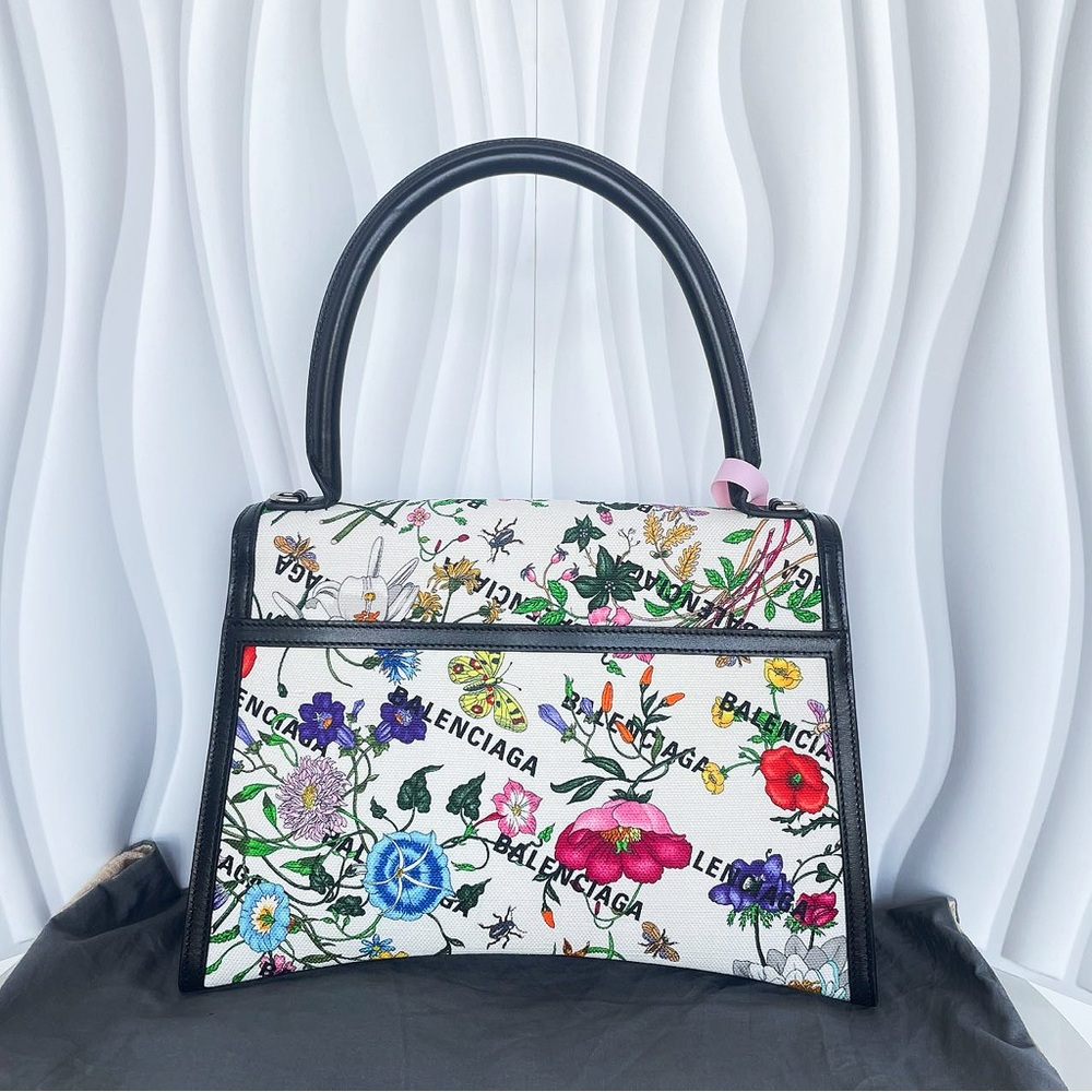 Balenciaga Floral Print Top Handle & Crossbody Bag - Picture 2 of 12